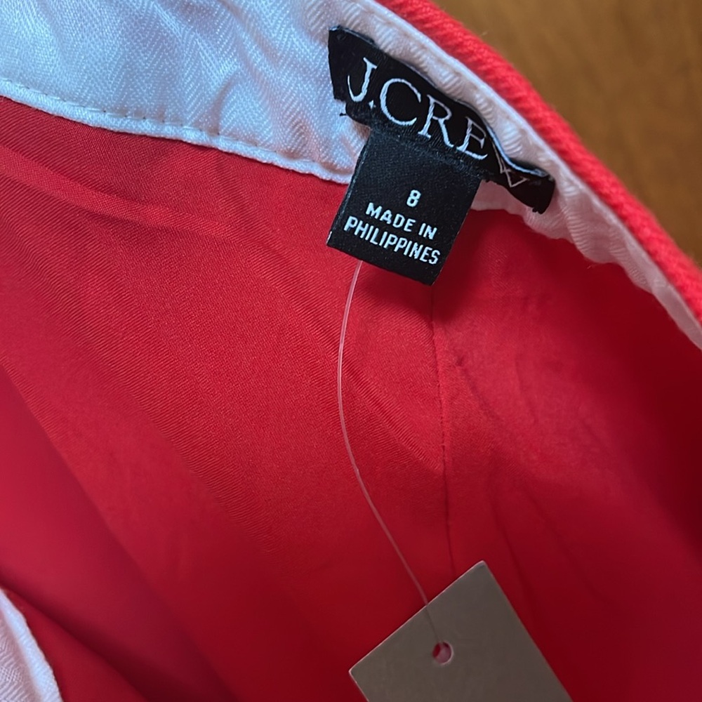 J. Crew Red Women's Pantsuit Jacket and Trousers - Picture 9 of 9